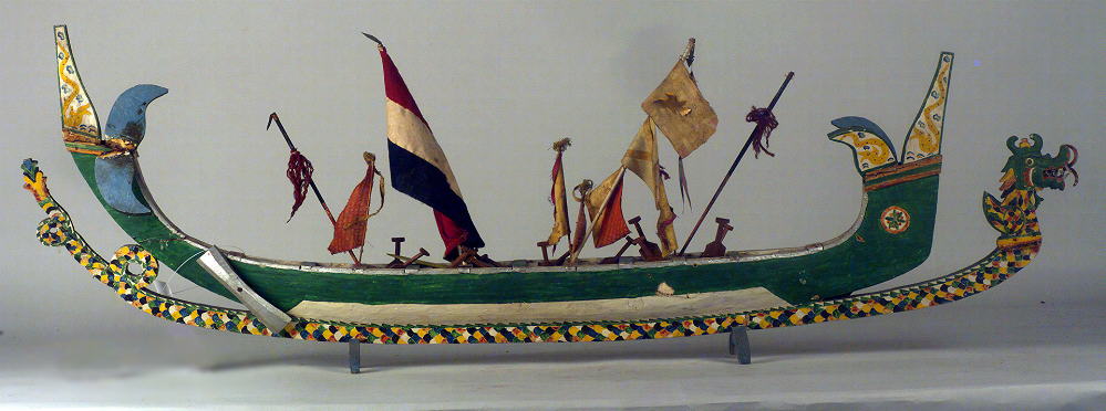 Model boat, Banda Island